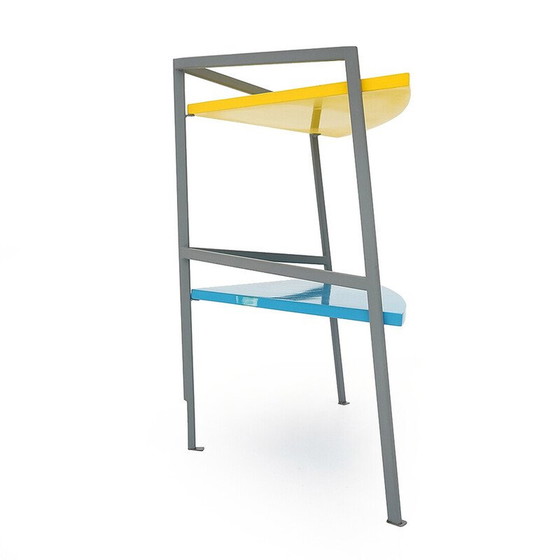 Image 1 of Meuble d'angle vintage à 2 étagères, postmoderne, 1980