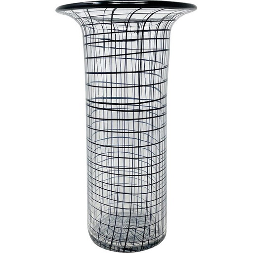 Vase en verre du milieu du siècle par Renato Toso pour Fratteli Toso, Italie, années 1970