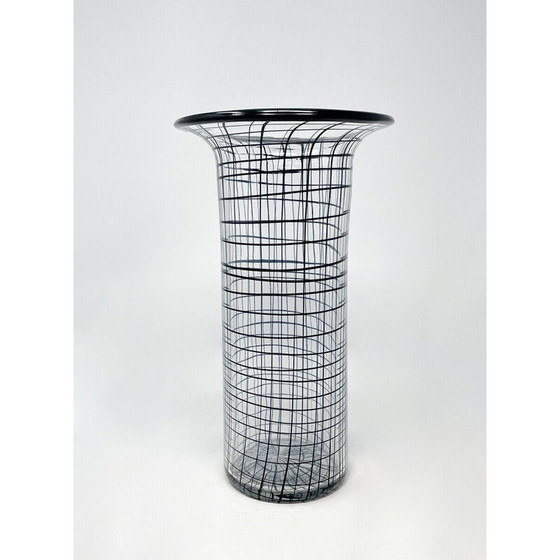 Image 1 of Vase en verre du milieu du siècle par Renato Toso pour Fratteli Toso, Italie, années 1970