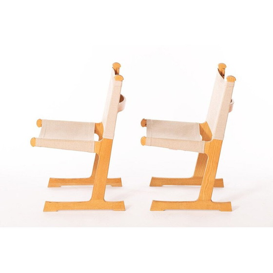 Image 1 of Ensemble de 2 chaises vintage par Ditte & Adrian Heath pour France & Son, 1960s