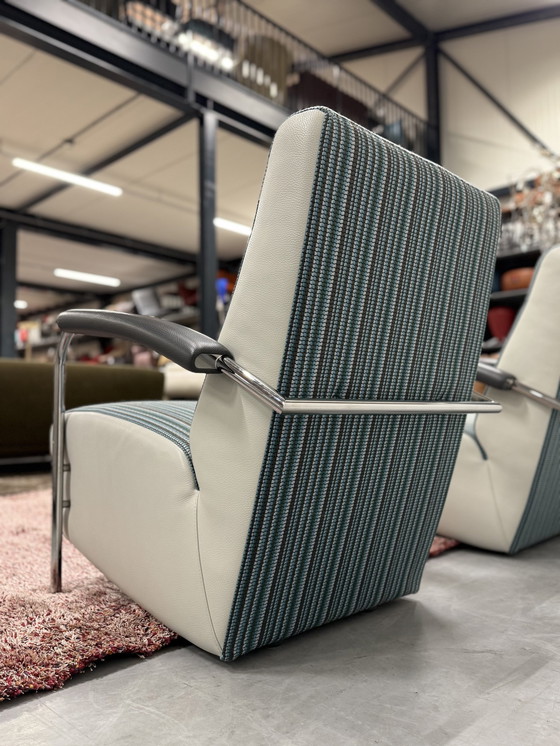 Image 1 of 2 Leolux Scylla Armchair High Belluno Fabric