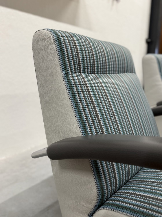 Image 1 of 2 Leolux Scylla Armchair High Belluno Fabric