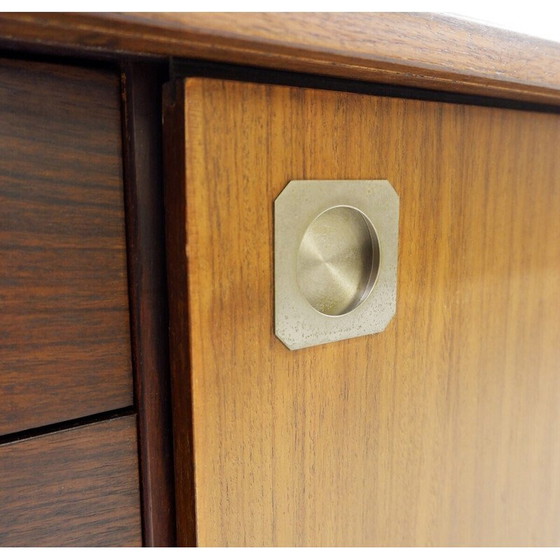 Image 1 of Buffet à portes coulissantes en bois du Mid Century, Italie années 1960
