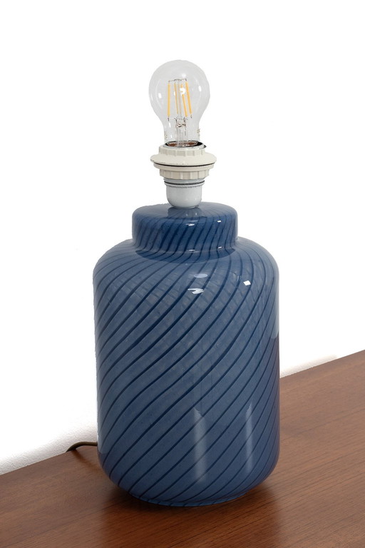 Lampe de table en verre de Murano