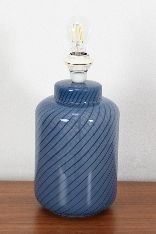 Lampe de table en verre de Murano