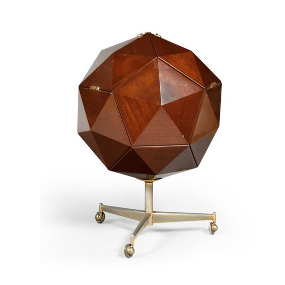 Image 1 of Meuble de bar vintage sur roulettes par Vuillermoz, France années 1960