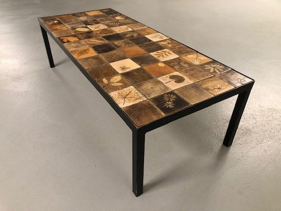 Image 1 of Table basse dans le style de Roger Capron Vallauris