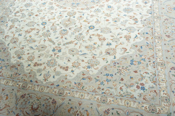 Image 1 of Tapis d'Orient Keshan noué à la main - 406 X 297 cm