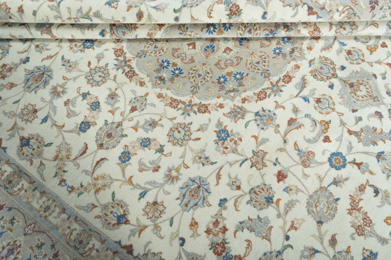 Image 1 of Tapis d'Orient Keshan noué à la main - 406 X 297 cm