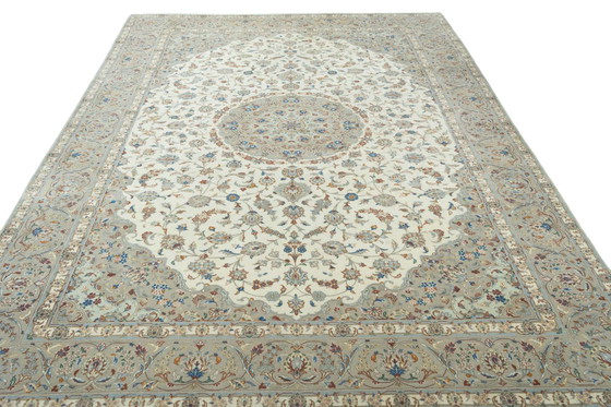 Image 1 of Tapis d'Orient Keshan noué à la main - 406 X 297 cm