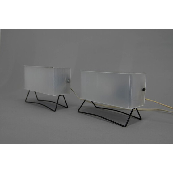 Image 1 of Paire de lampes de table vintage par Pokrok Zilina, 1960s