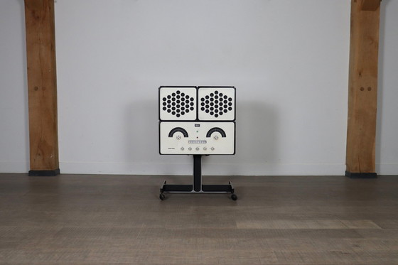 Image 1 of Brionvega Rr126 En Blanc Par Achille Et Pier Giacomo Castiglioni, Italie 1960S