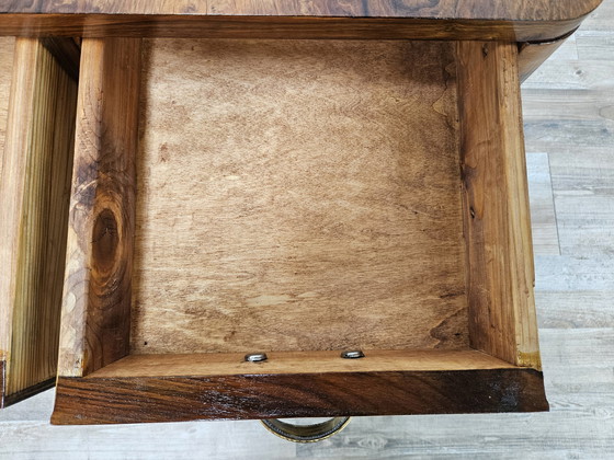 Image 1 of Table console Art Decò en bois de bruyère