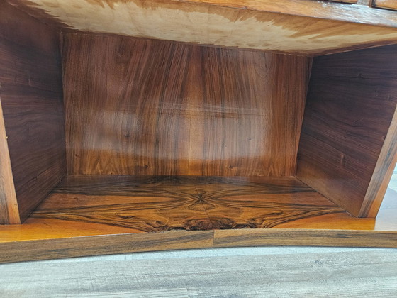 Image 1 of Table console Art Decò en bois de bruyère