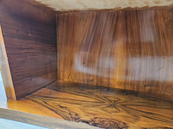 Image 1 of Table console Art Decò en bois de bruyère