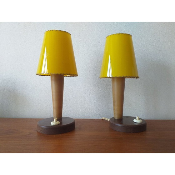 Image 1 of Paire de lampes de table du milieu du siècle, 1950