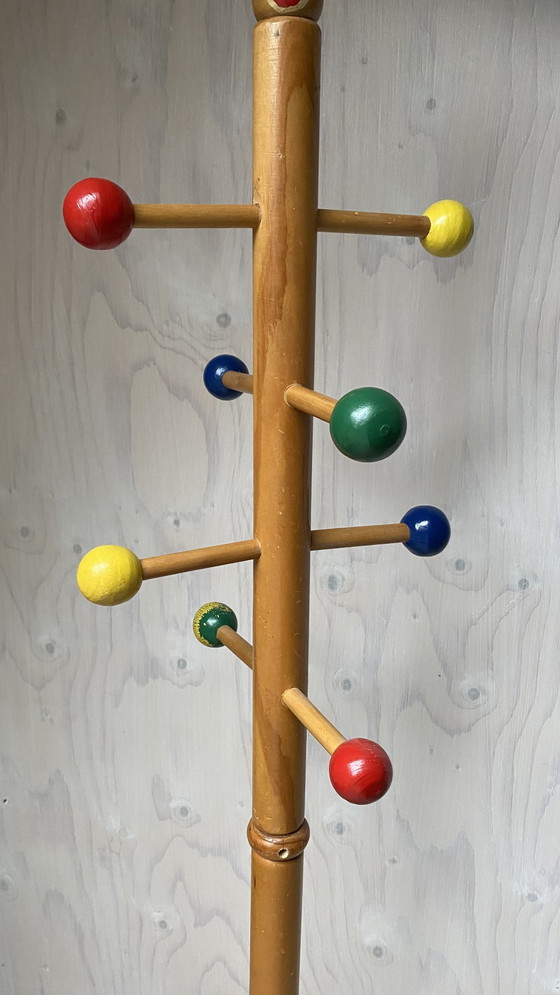 Porte-manteau vintage en pin Sputnik Porte-manteau – Portemanteaux, Wood (photo 6 of 8)