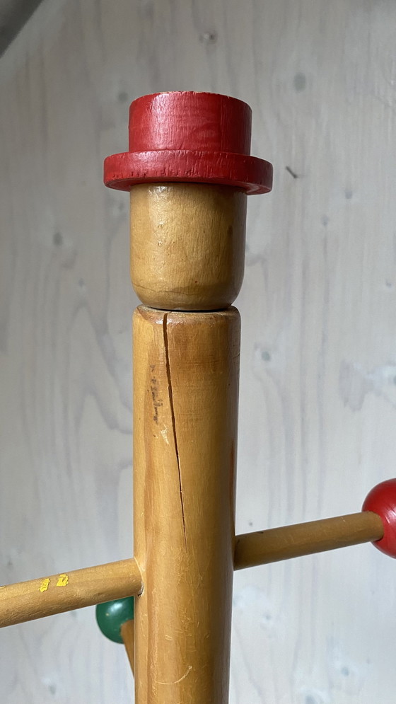 Porte-manteau vintage en pin Sputnik Porte-manteau – Portemanteaux, Wood (photo 8 of 8)