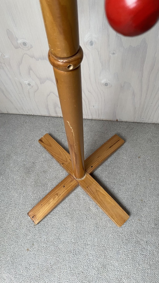Porte-manteau vintage en pin Sputnik Porte-manteau – Portemanteaux, Wood (photo 7 of 8)