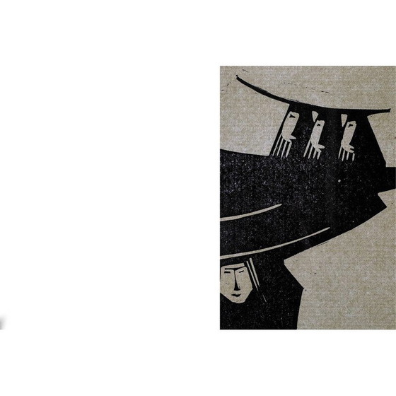 Image 1 of Peinture biblique vintage de Åke Holm, 1970