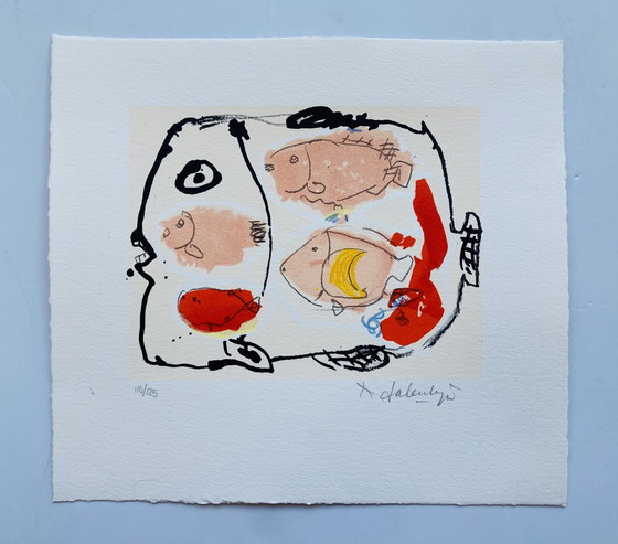 Image 1 of Kees Salentijn - Sérigraphie Poisson