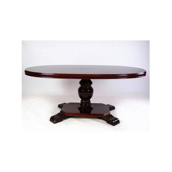 Image 1 of Table basse ovale en acajou, 1930