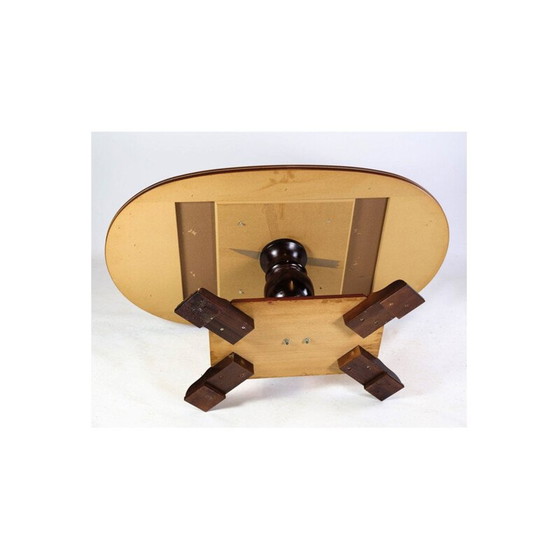 Image 1 of Table basse ovale en acajou, 1930