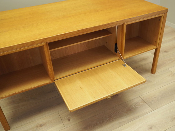 Image 1 of Bureau en frêne, design danois, années 1970, fabricant : Omann Jun