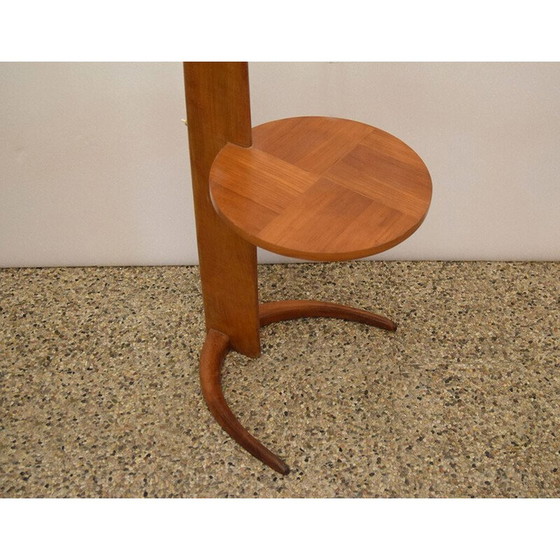 Image 1 of Lampadaire vintage en bois massif, Italie 1950
