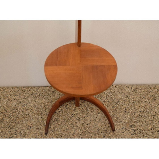 Image 1 of Lampadaire vintage en bois massif, Italie 1950