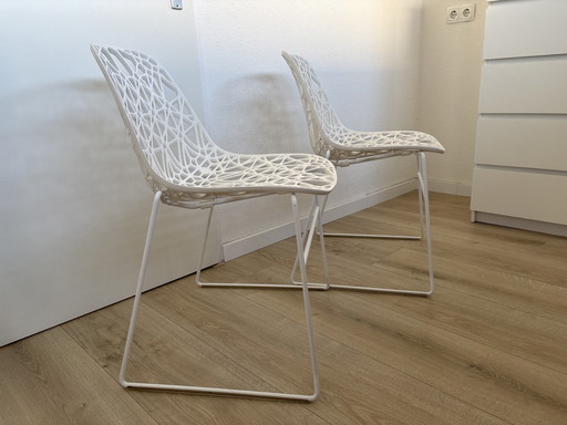 2x Crassevig Nett Chair White