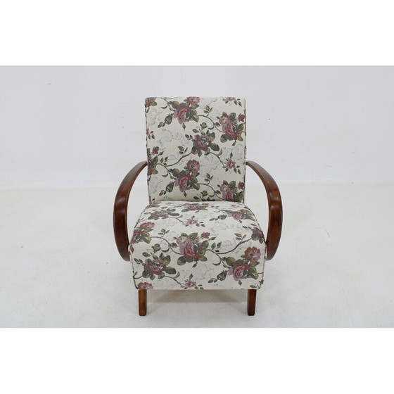 Image 1 of Fauteuil Gobelin vintage par Jindrich Halabala, Tchécoslovaquie 1950