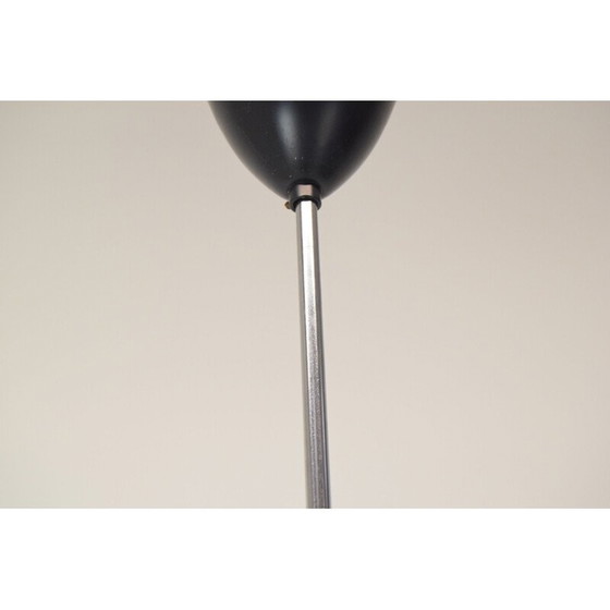 Image 1 of Lampe suspendue vintage en verre et métal, Tchécoslovaquie 1960