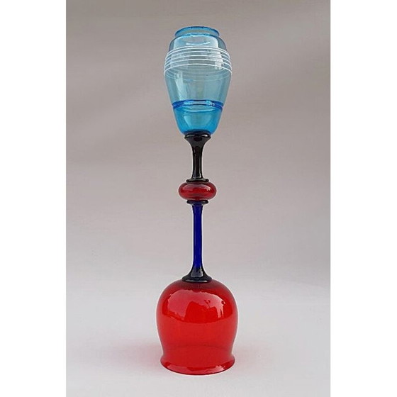 Image 1 of Vase vintage postmoderne Memphis produit par Formia 1985s