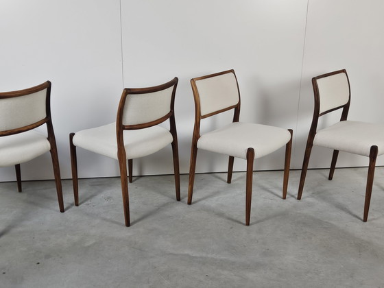 Image 1 of Chaises vintage danoises Niels Otto Møller