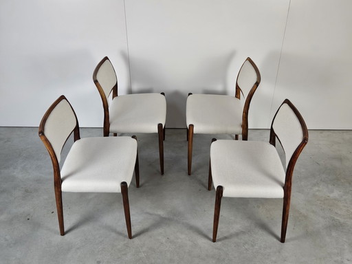 Chaises vintage danoises Niels Otto Møller