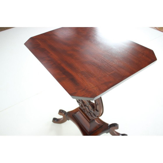 Image 1 of Table d'appoint vintage Art nouveau Lira mahagony, Tchécoslovaquie 1910s