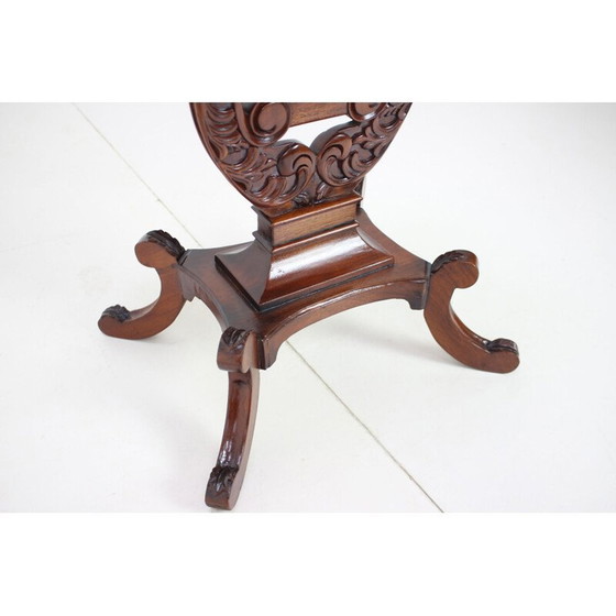 Image 1 of Table d'appoint vintage Art nouveau Lira mahagony, Tchécoslovaquie 1910s