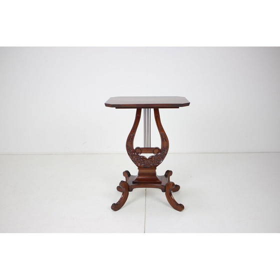 Image 1 of Table d'appoint vintage Art nouveau Lira mahagony, Tchécoslovaquie 1910s