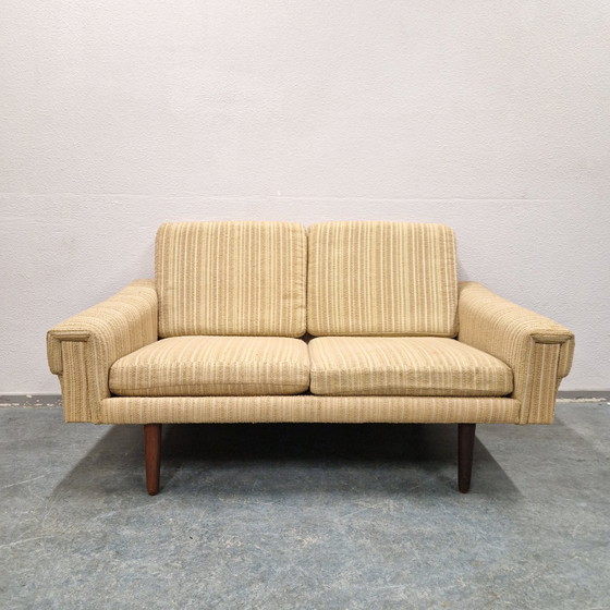 Image 1 of 1950s Vintage Bench Two-Seater Sofa Fifties