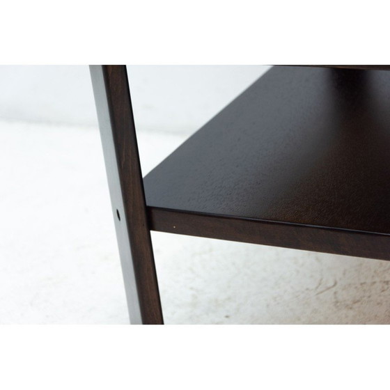 Image 1 of Table basse vintage en bois de hêtre, Tchécoslovaquie 1980