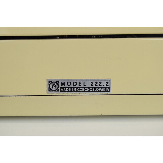 Image 1 of Machine à écrire du milieu du siècle, Tchécoslovaquie, années 1970