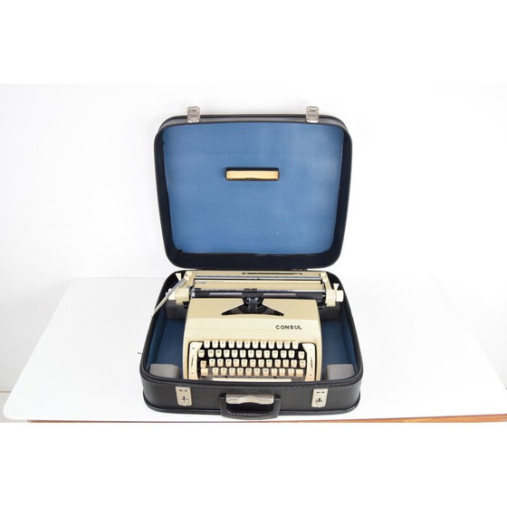 Image 1 of Machine à écrire du milieu du siècle, Tchécoslovaquie, années 1970