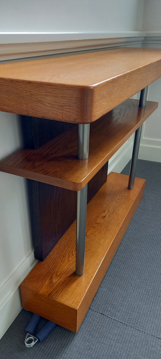 Image 1 of Table murale console vintage dans le style Bauhaus