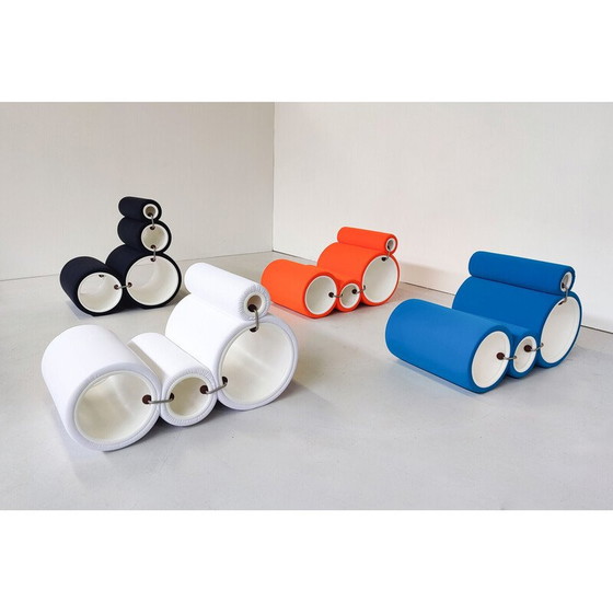 Image 1 of Fauteuil vintage en tube modulaire par Joe Colombo pour Cappellini, Italie