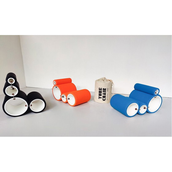 Image 1 of Fauteuil vintage en tube modulaire par Joe Colombo pour Cappellini, Italie