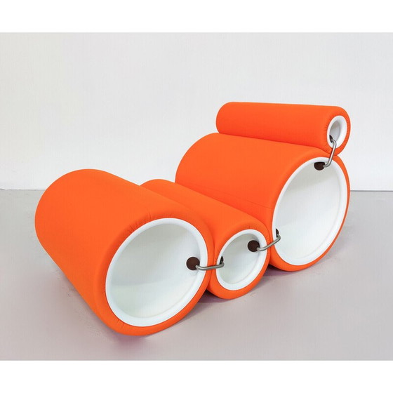 Image 1 of Fauteuil vintage en tube modulaire par Joe Colombo pour Cappellini, Italie