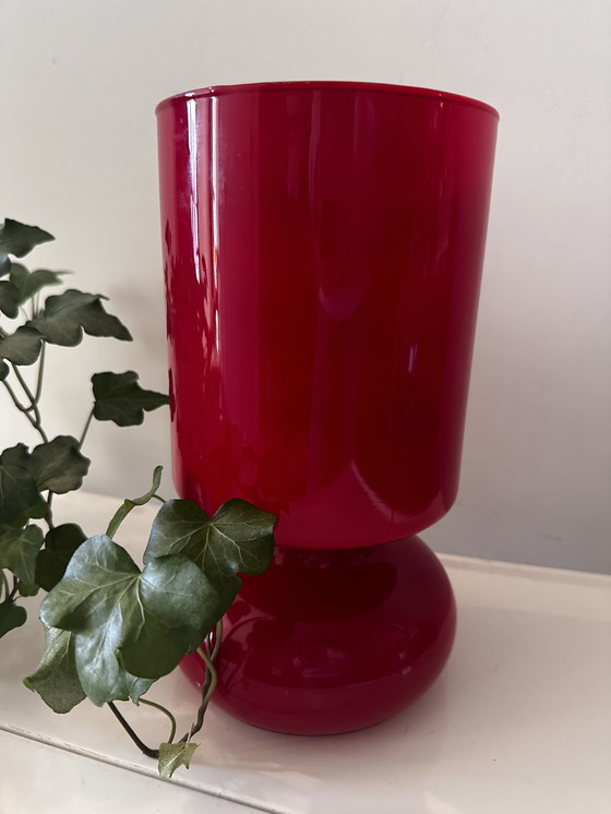 Image 1 of Lampe Lykta Ikea Vintage Rouge