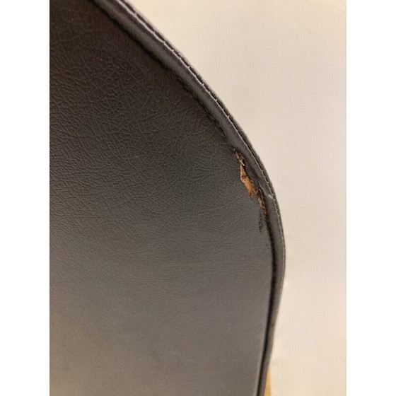 Image 1 of Chaise en cuir vintage par Afra et Tobia Scarpa, Italie 1970