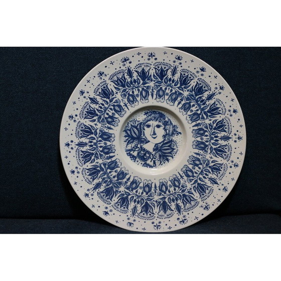 Image 1 of Plaque murale vintage par Bjørn Wiinblad pour Nymolle, 1960s
